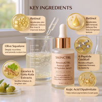 RewindCTRL Retinol + 6 Peptides Face Serum
