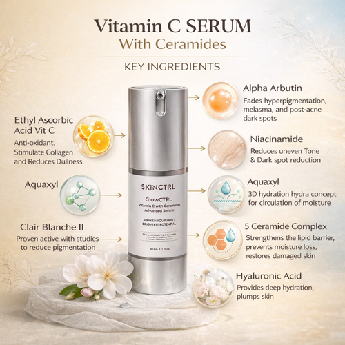 GlowCTRL Vitamin C with Ceramides Advanced Serum